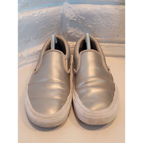 Vans Off The Wall Classic Authentic Slip on gold skate shoes womens size 7.5 men - Picture 1 of 8